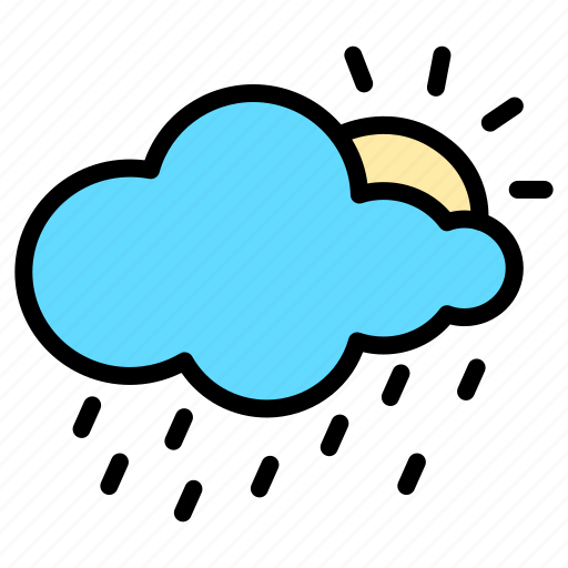 Cloud, weather, forecast, sky, cumulus, rain, sun icon - Download on Iconfinder