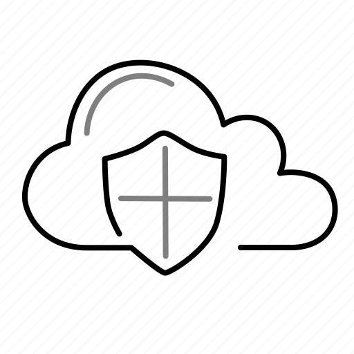 Cloud, security, protection, safety, shield icon - Download on Iconfinder