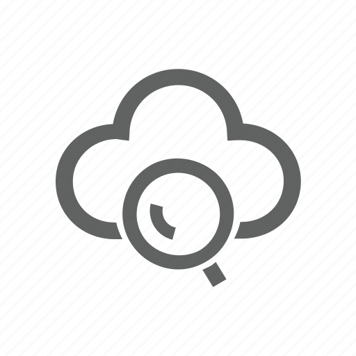 Cloud, magnify, magnify glass, search icon - Download on Iconfinder