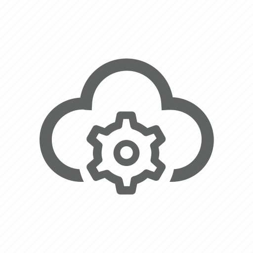 Cloud, gear, options, setting icon - Download on Iconfinder