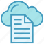 cloud, cloud page, document, file, paper, storage, text 