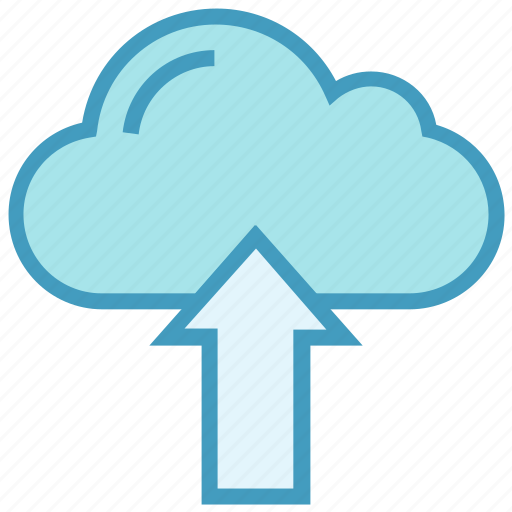 Arrow, cloud, data, storage, upload, weather icon - Download on Iconfinder