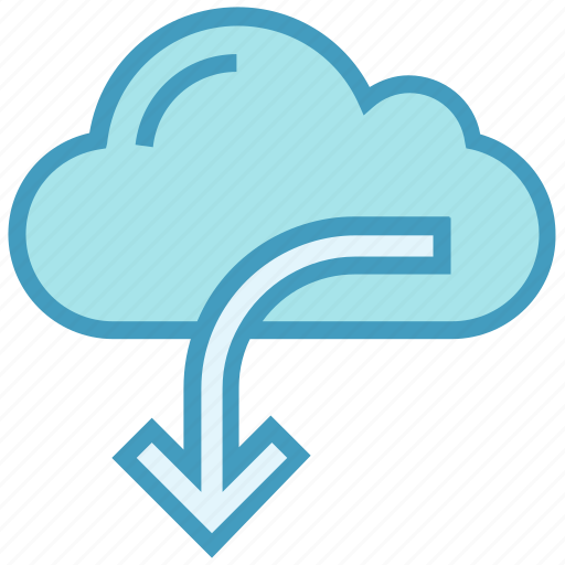 Arrow, data, download, storage, weather icon - Download on Iconfinder