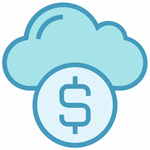 Cloud, coin, currency, dollar, money, profit, storage icon - Download on Iconfinder