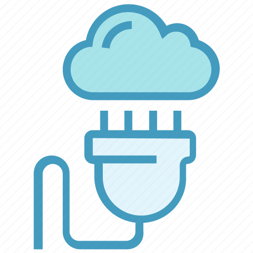 Cloud, cloud plugin, electricity, plug, server, storage, switch icon - Download on Iconfinder