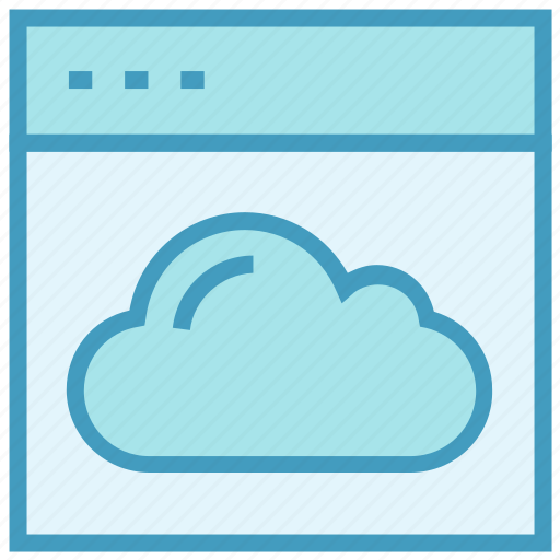 Browser, cloud, internet, page, storage, webpage, website icon - Download on Iconfinder