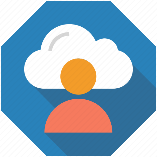 Account, administration, cloud, cloud watching, man, storage, user icon - Download on Iconfinder