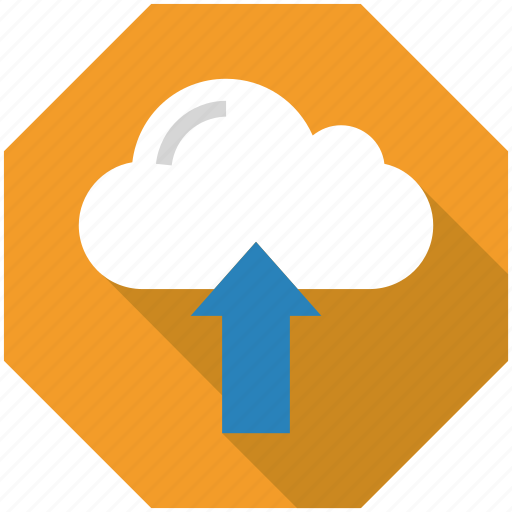 Arrow, cloud, data, storage, upload, weather icon - Download on Iconfinder