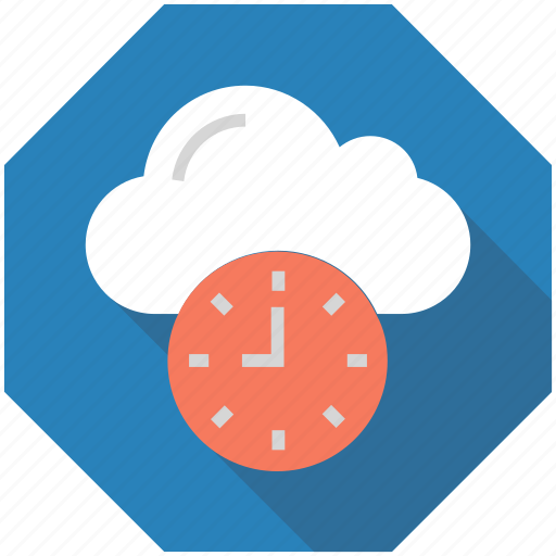 Clock, cloud, history, inactive, interface, storage, time icon - Download on Iconfinder