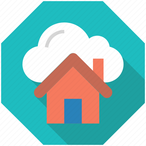 Building, cloud, connect, home, house, server, storage icon - Download on Iconfinder