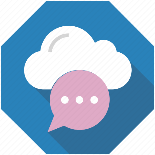 Bubble, chat, cloud, comment, data, message, storage icon - Download on Iconfinder