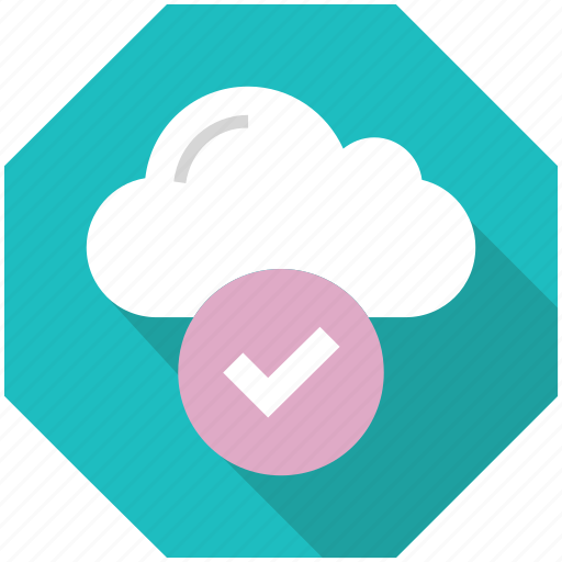 Accept, check, cloud, data, storage, tick icon - Download on Iconfinder