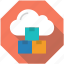 boxes, cloud, cubes, data, products, storage 
