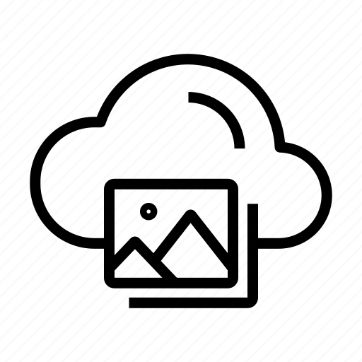 Cloud, computing, cloud gallery, cloud image, cloud photo, cloud picture, cloud storage icon - Download on Iconfinder