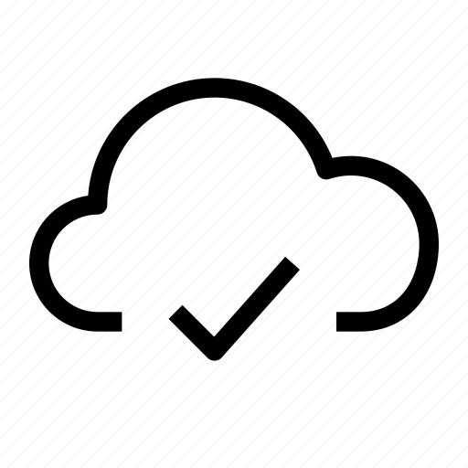 Cloud check, cloud, data, check, cloud computing icon - Download on Iconfinder