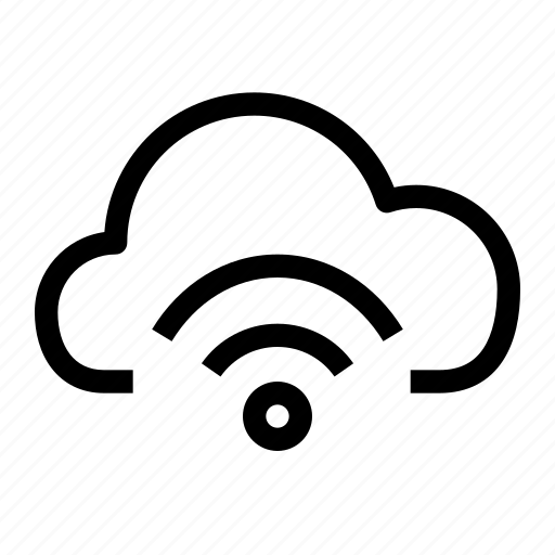 Cloud wifi, cloud, wifi, system, data, cloud computing icon - Download on Iconfinder
