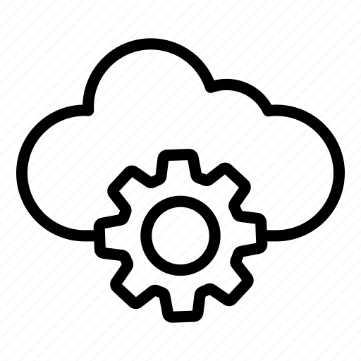 Cogwheel, settings, cloud computing, cloud, cloud service icon - Download on Iconfinder