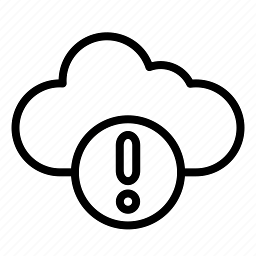 Error, cloud computing, cloud, danger, computing icon - Download on Iconfinder