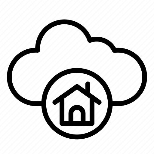 Smart house, cloud, smart home, cloud computing, computing icon - Download on Iconfinder