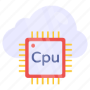 cloud cpu, cloud processor, cloud chip, cloud microchip, microprocessor