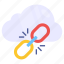 cloud connection, cloud url, cloud hyperlink, cloud chainlink, cloud linkage 
