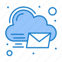 cloud, mail, message, invelop