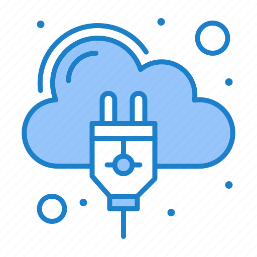 Cloud, hosting, internet, connection, power, plug icon - Download on Iconfinder