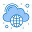 cloud, computing, globe 