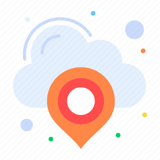 Cloud, location, map, pin icon - Download on Iconfinder