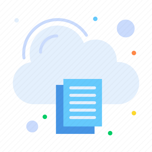 Cloud, document, print icon - Download on Iconfinder