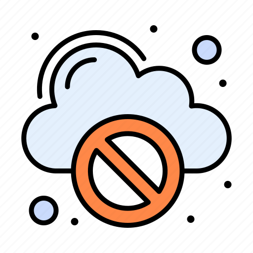 Block, cloud, stop, error icon - Download on Iconfinder