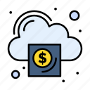 business, cloud, money