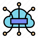 cloud, computing, system, network, connection, link, database