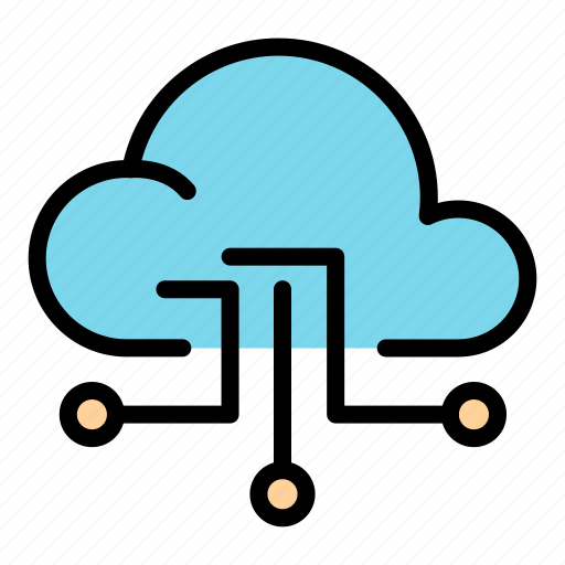 Cloud, computing, link, network, storage, server, connection icon - Download on Iconfinder