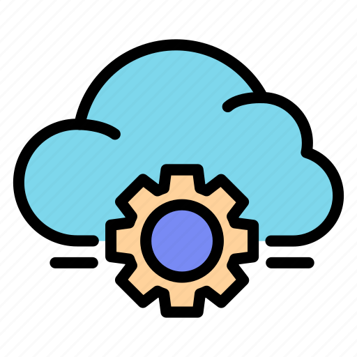 Cloud, computing, setting, gear, cog, configuration, optimization icon - Download on Iconfinder