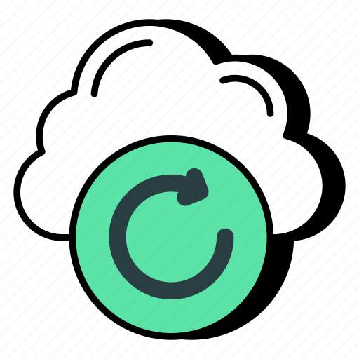Cloud update, cloud refresh, cloud sync, cloud synchronization, cloud reload icon - Download on Iconfinder