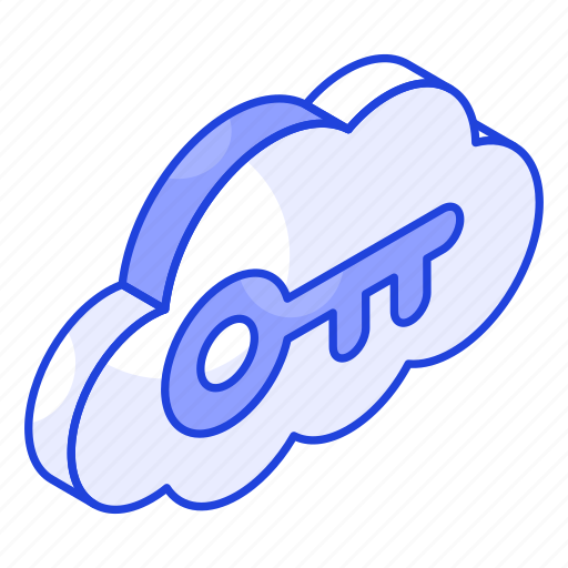 Cloud, access, passkey, hosting, computing, data, storage icon - Download on Iconfinder