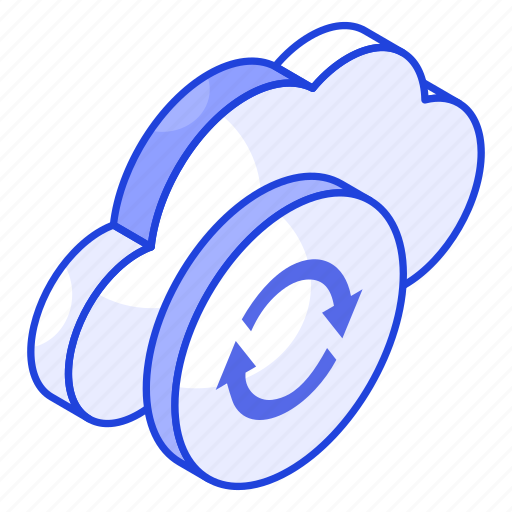 Cloud, update, syncing, sync, refresh, reload, backup icon - Download on Iconfinder