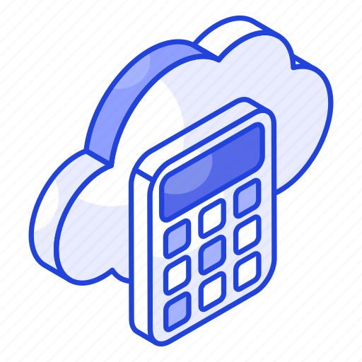 Cloud, calculation, calculator, hosting, computing, calc, mathematics icon - Download on Iconfinder