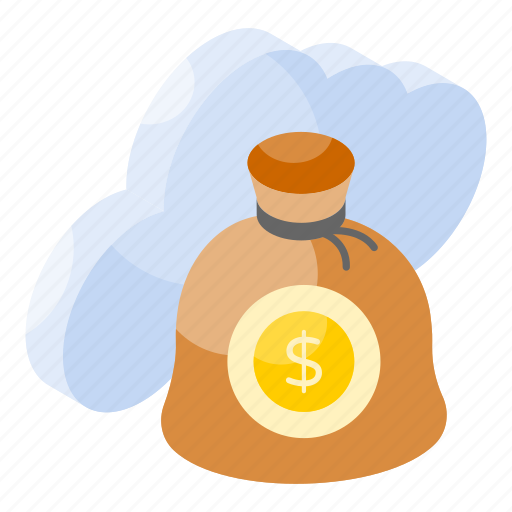 Cloud, money, earnings, payment, currency, investment, finance icon - Download on Iconfinder