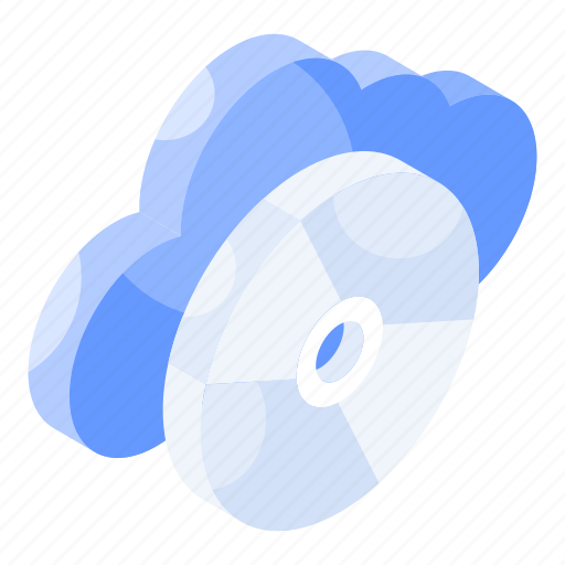 Cloud, storage, online, data, compact, disc, cd icon - Download on Iconfinder