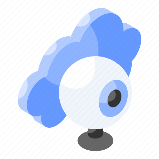 Cloud, camera, monitoring, surveillance, chatting, live, cam icon - Download on Iconfinder