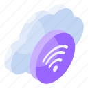 cloud, internet, network, connection, wifi, signals, wireless
