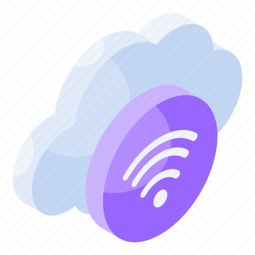 Cloud, internet, network, connection, wifi, signals, wireless icon - Download on Iconfinder