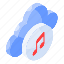 cloud, music, song, media, online, audio, note