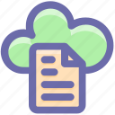 cloud, cloud page, computing, document, page, paper, storage