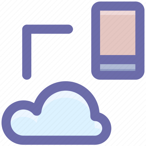 Cloud, cloud computing, icloud, mobile, share, sharing, storage icon - Download on Iconfinder