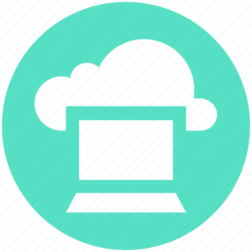 Cloud computing, cloud computing concept, cloud monitor, cloud on screen, cloud storage, cloud technology icon - Download on Iconfinder