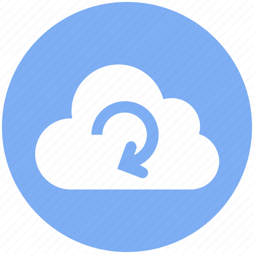.svg, cloud network, cloud refresh sign, cloud reload, cloud storage cycle, sync concept icon - Download on Iconfinder