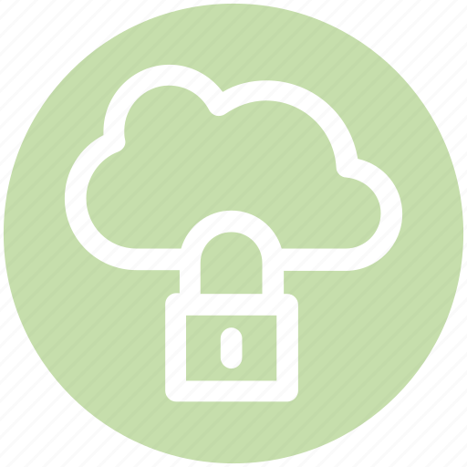 .svg, cloud network safety, cloud networking safety, cloud security, internet security, internet security padlock, locked internet icon - Download on Iconfinder
